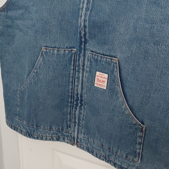 Levi's Blue Denim Vest - Picture 4 of 8
